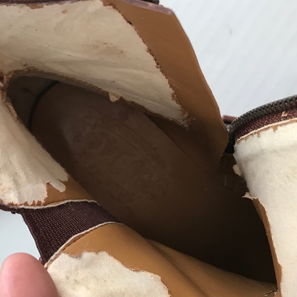 ‼️SOLD‼️Nine West Vintage American Cognac Booties - Picture 8 of 8